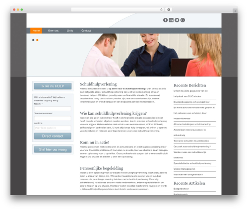 MijnThema WordPress theme - schuldhulpverlening-trosh.nl