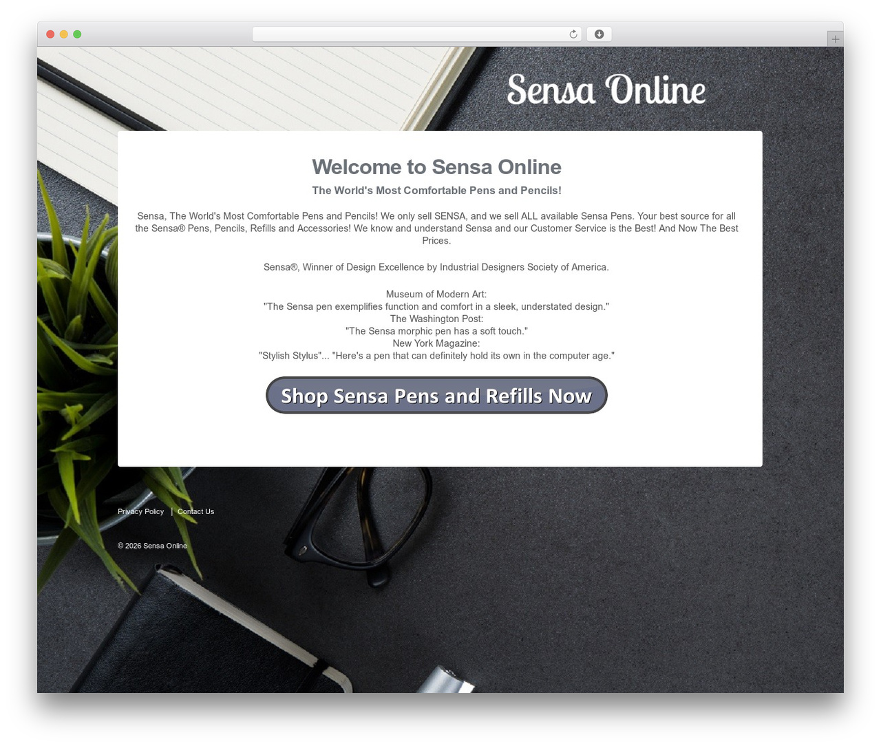Responsive Pro WordPress theme - sensaonline.com
