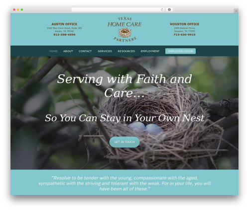 Saveo theme WordPress - texashomecarepartners.com