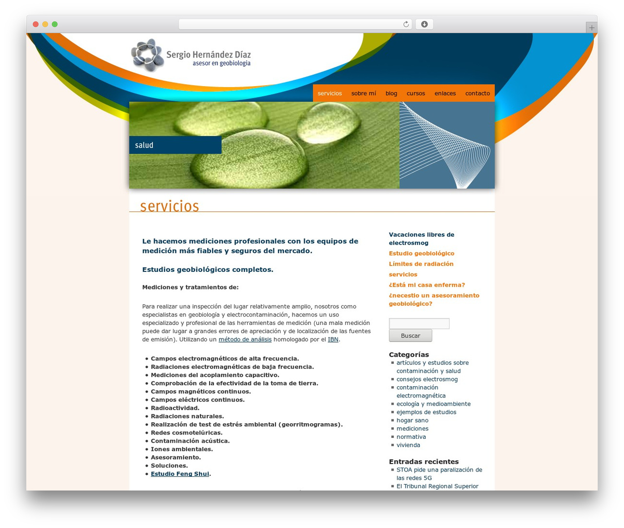 SERGIO WordPress website theme - sergiohernandezdiaz.com
