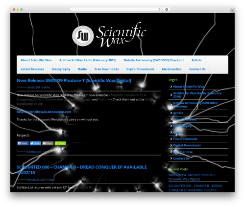 Microaudio WordPress plugin - scientificwax.com