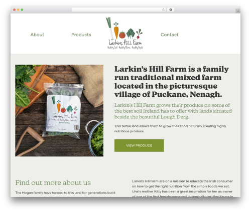 Starkers HTML5 theme WordPress - larkinshillfarm.ie