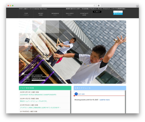 STFS_Theme premium WordPress theme - saturday-taiko.com