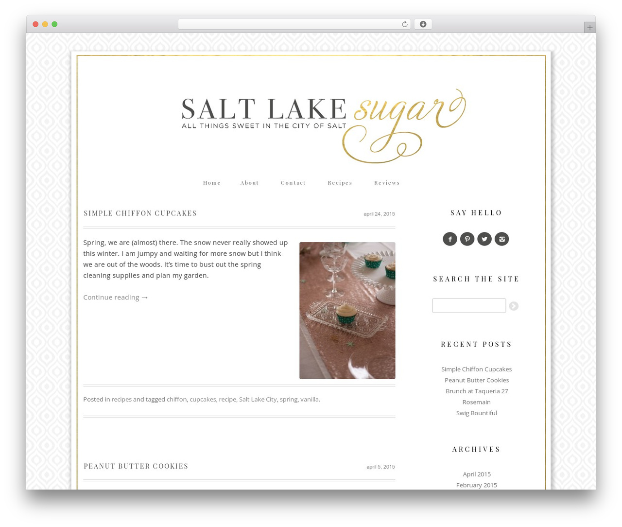 Sugar WordPress theme - saltlakesugar.com Sugar WordPress theme - saltlakesugar.com