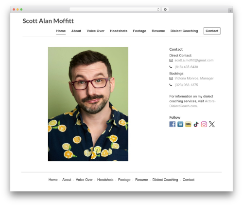 Theme WordPress Sam-Theme - scottalanmoffitt.com