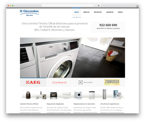 Theme WordPress SmartStart WP - Responsive HTML5 Theme - servicio-electrodomesticos-tenerife.es