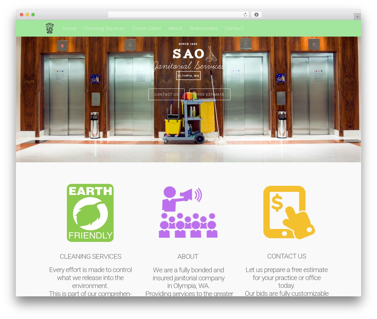 Theme WordPress Tesseract - saojanitorialservices.com