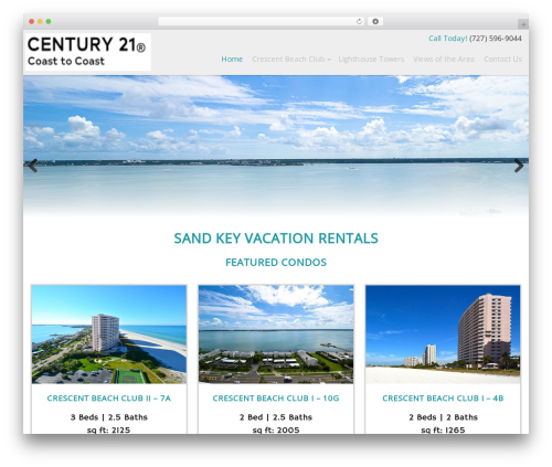 VIPcondos theme WordPress - sandkeyvipcondos.com
