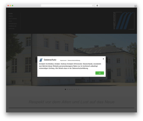 WordPress theme Architecture - schubert-arc.de