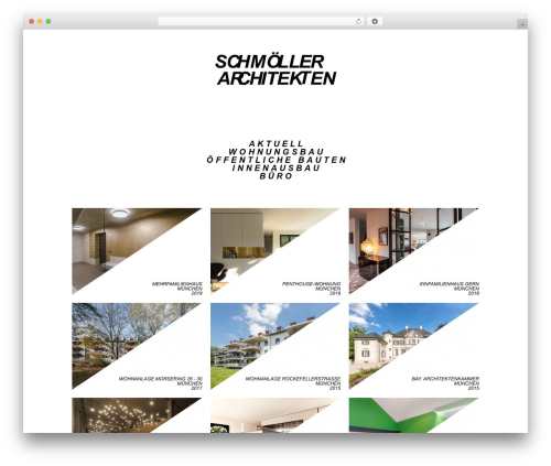 WordPress theme Architekt Theme Responsive Premium - schmoellerarchitekten.de