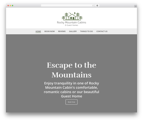 WordPress theme Jupiter - rockymountain-cabins.com
