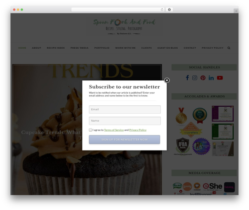 Email Subscription Popup (email-subscribe) free WordPress plugin - spoonforkandfood.com Email Subscription Popup (email-subscribe) free WordPress plugin - spoonforkandfood.com