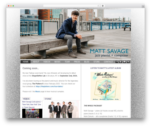 WordPress website theme Savage - savagerecords.com WordPress website theme Savage - savagerecords.com