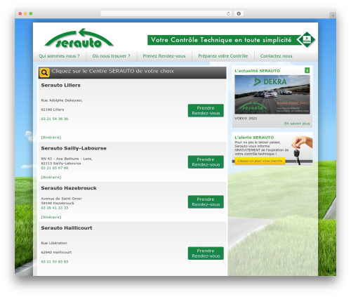 WP theme Serauto - serauto.fr