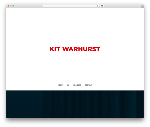 Best WordPress theme Speaker - kitwarhurst.com