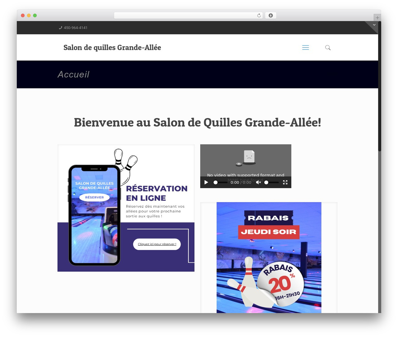 Betheme WP theme - salondequillesgrandeallee.com