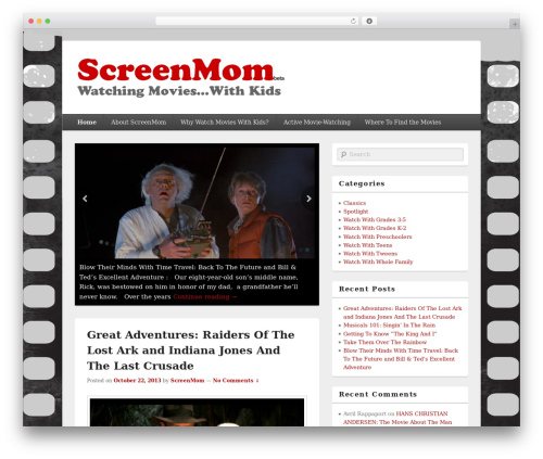 Catch Box best WordPress theme - screenmom.com