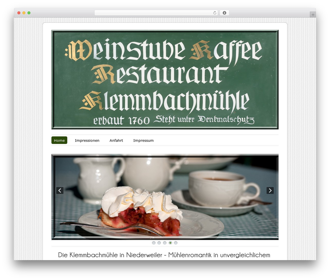 ColorWay Pro Responsive Theme theme WordPress - klemmbachmuehle.de
