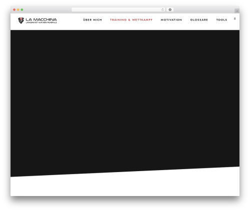Corzo WordPress theme - la-macchina.ch