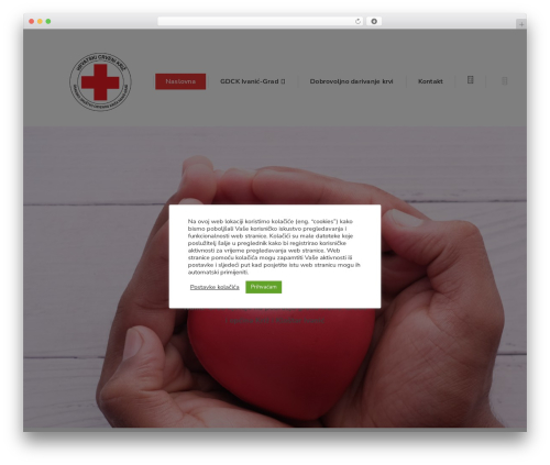 DCK WordPress theme - crvenikriz-ivanic.hr