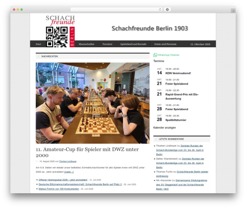 deFacto WordPress theme - schachfreunde.berlin