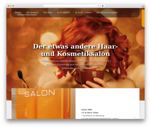 Frisieur WordPress Theme theme WordPress - salon1001.de