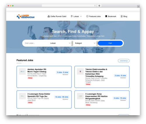 GeneratePress WordPress theme - lokerkesehatan.net