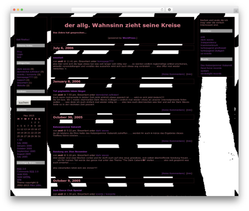 Journalized Blue WordPress theme - kleinandi.de