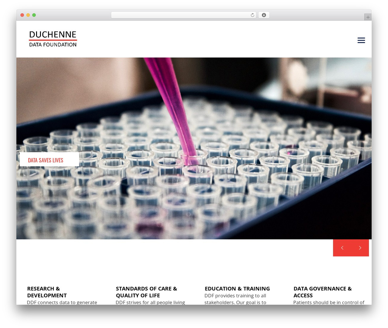 LabtechCO WordPress theme - duchennedatafoundation.org
