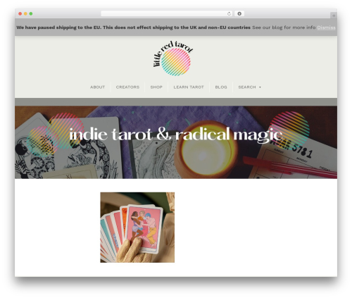 Gift up WordPress plugin - littleredtarot.com