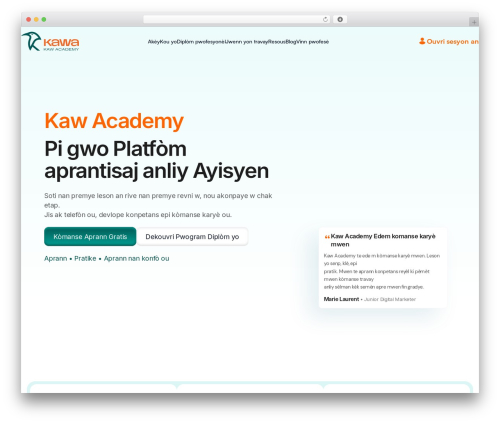 Masterstudy elementor widgets WordPress plugin - kawacademy.com