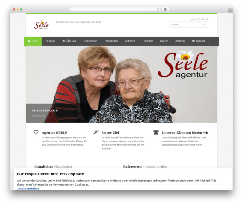 Cookies lista pro WordPress plugin - seniorpflege.com