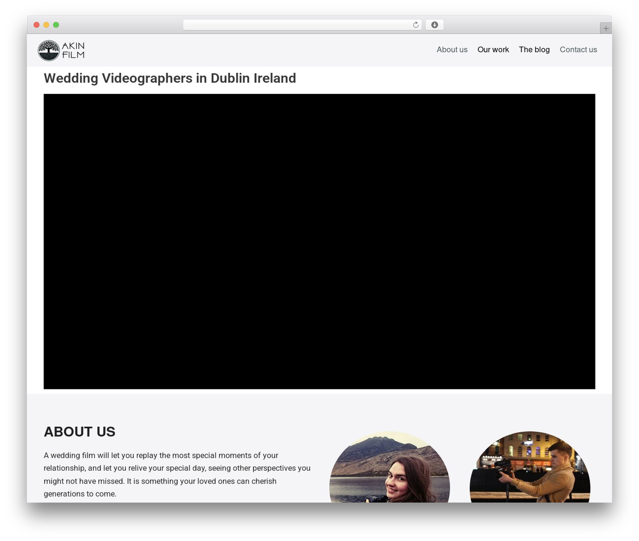 Page Builder Framework WordPress theme - akinfilm.com