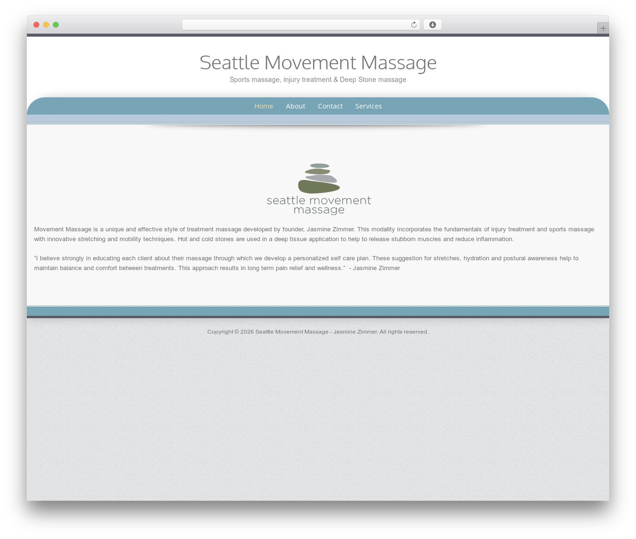 Preference Lite massage WordPress theme - seattlemovementmassage.com