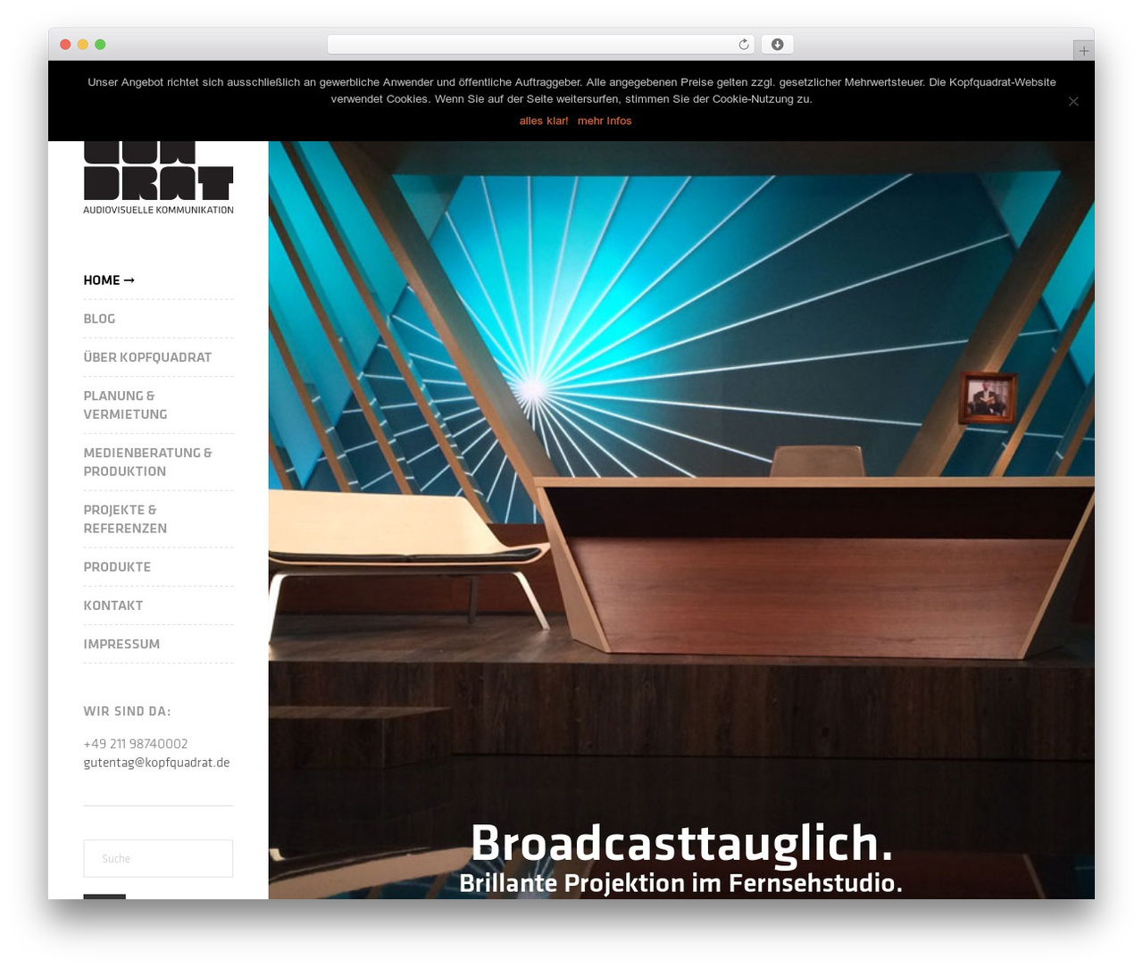 Raw WordPress theme - kopfquadrat.de