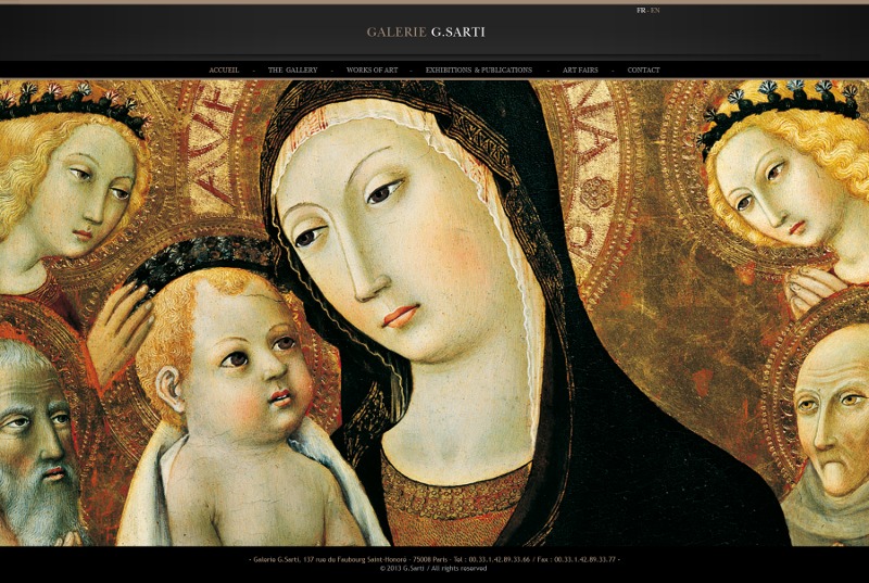 SARTI website WordPress theme by Aprilred