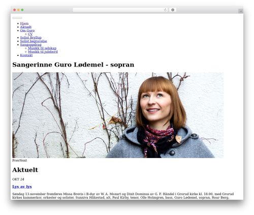 Secundo WordPress theme - sangerinne.no