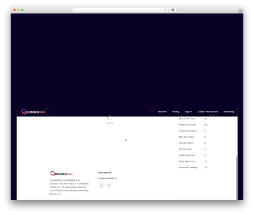 Embed and Integrate Etsy Shop (embed-and-integrate-etsy-shop) free WordPress plugin - embed360.co