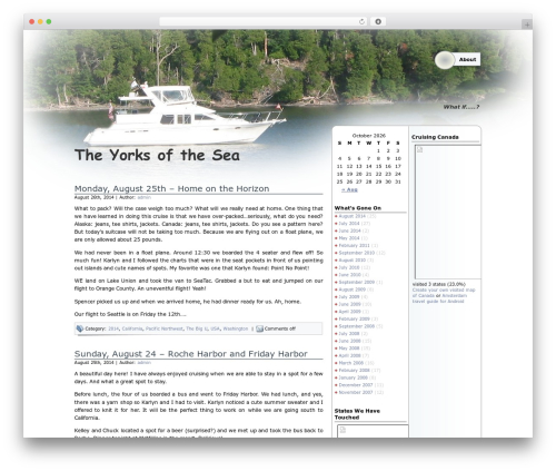Simple Style WordPress theme - seayorks.com