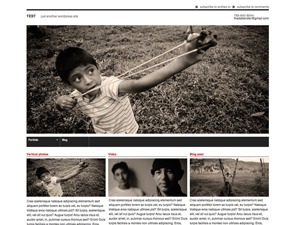 switch-custom photography WordPress theme by Thad Allender