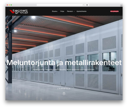 UiCore Pro WordPress theme - tecmet.fi