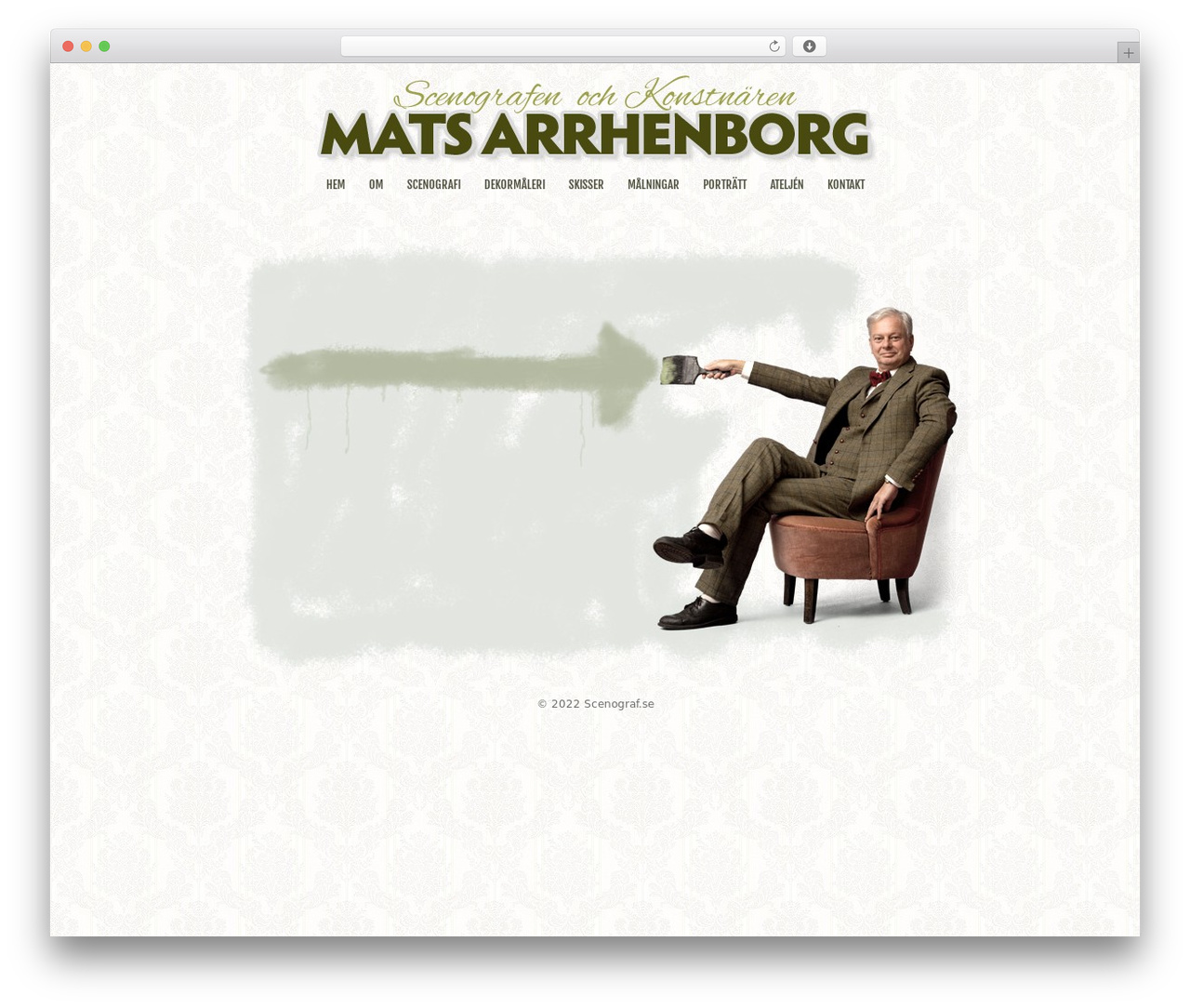 Ultimatum WordPress website theme - scenograf.se