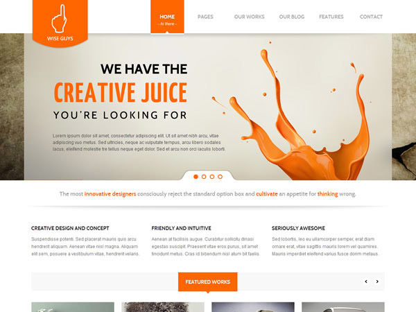 Wise Guys WordPress theme Wise Guys WordPress theme