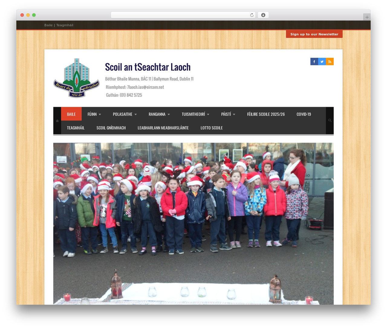 WordPress theme Atlantis - scoilantseachtarlaoch.ie