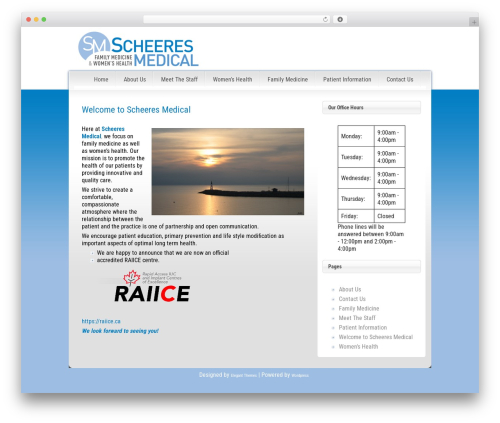 WordPress theme Simplism - scheeresmed.com