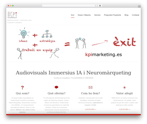 WordPress theme cherry - kpimarketing.es
