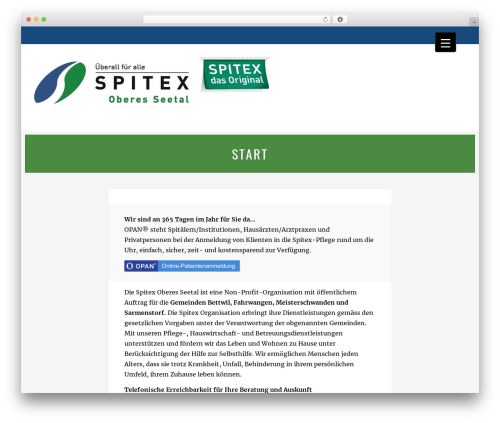 WordPress theme Reach - spitex-oberes-seetal.ch