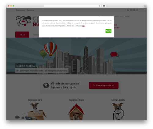 Cookie Warning (cookie-warning) free WordPress plugin - segurosnigorra.es