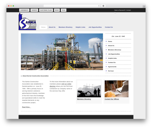 WordPress theme Scope - sarniaconstructionassociation.ca