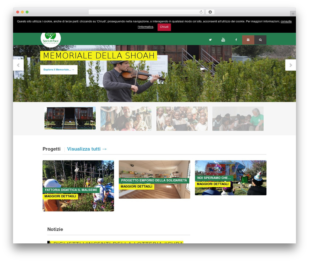 WordPress theme Semi di Pace - semidipace.it WordPress theme Semi di Pace - semidipace.it